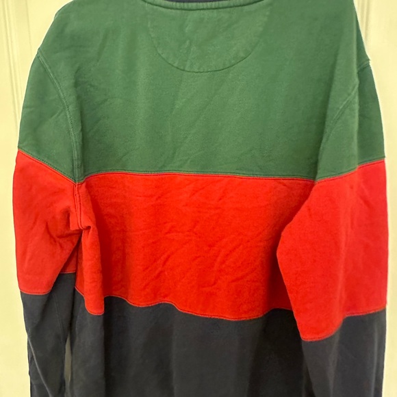 Chaps Green, Red, and Black Crewneck Sweater - Picture 2 of 6